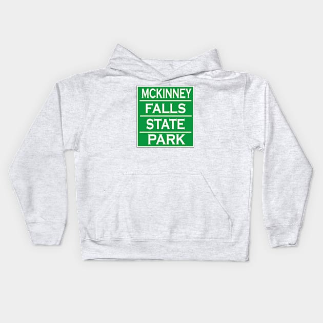 MCKINNEY FALLS STATE PARK Kids Hoodie by Cult Classics